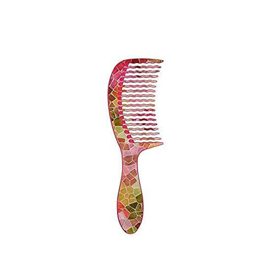 Pieptene de par Wet Brush Detangling Wide Tooth Multicolor 