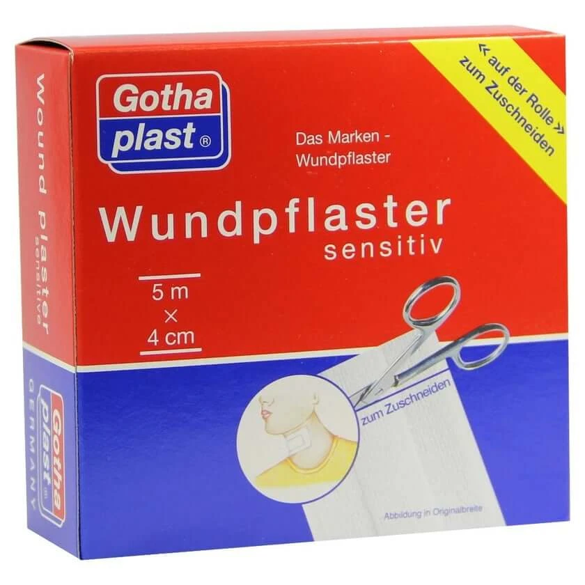 Gothaplast Wundpflaster, sensitiv 4 cmx5 m 1 St