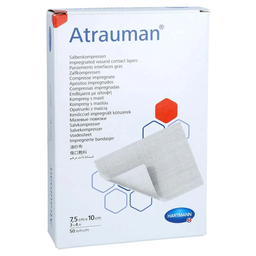 Comprese sterile Atrauman 7,5x10 cm 50 buc.