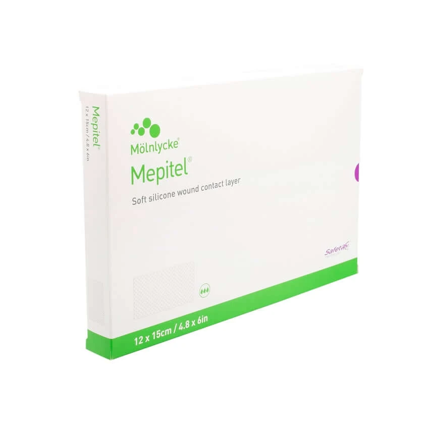 Mepitel Silikon Netzverband 12x15 cm ste 5 St