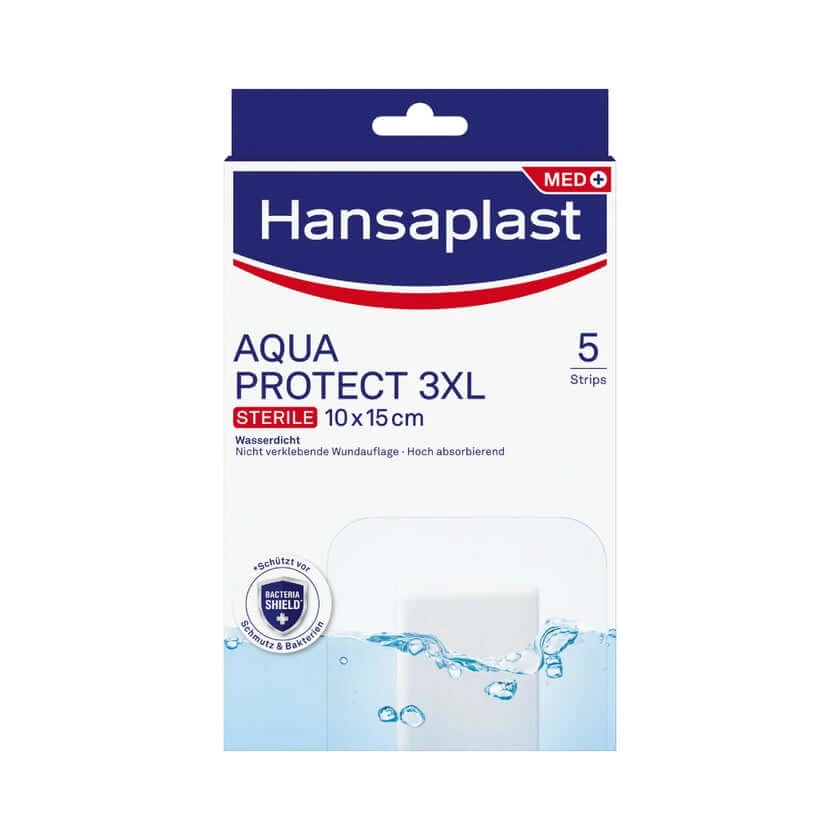 Hansaplast Aqua Protect Wundverb.steril 5 St