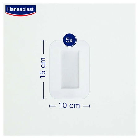 Hansaplast Aqua Protect Pansament steril pentru plăgi 5 buc.