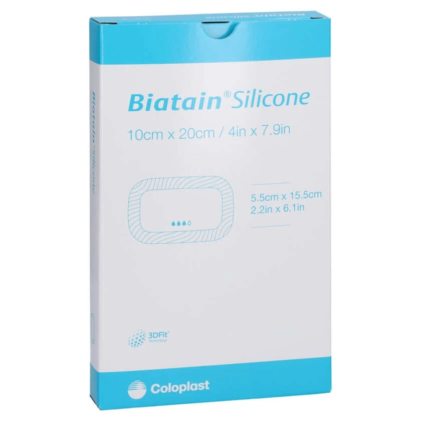Biatain Silicone Schaumverband 10x20 cm 5 St