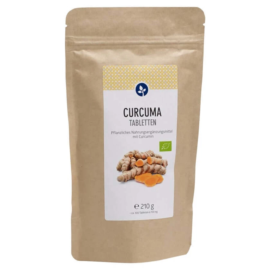 Cúrcuma 600 mg comprimidos ecológicos 300 St