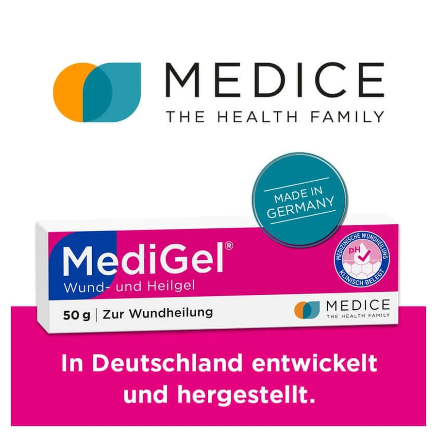 Medigel GEL PENTRU RĂNI ȘI VINDECARE 50 g