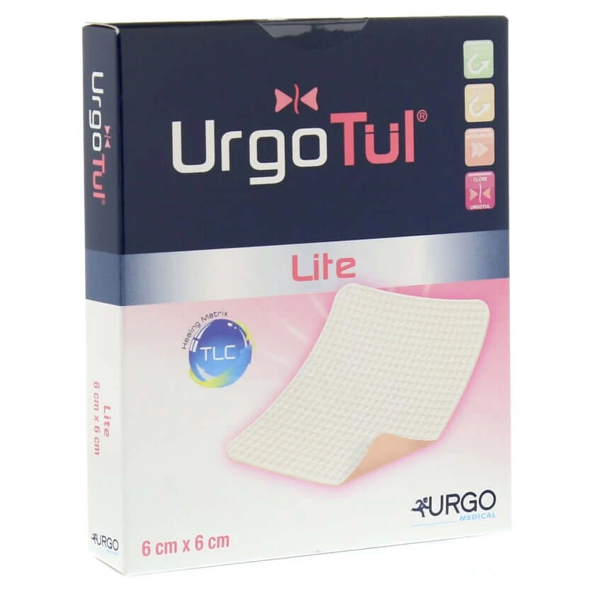 Urgotül Lite 6x6 cm Verband 5 St