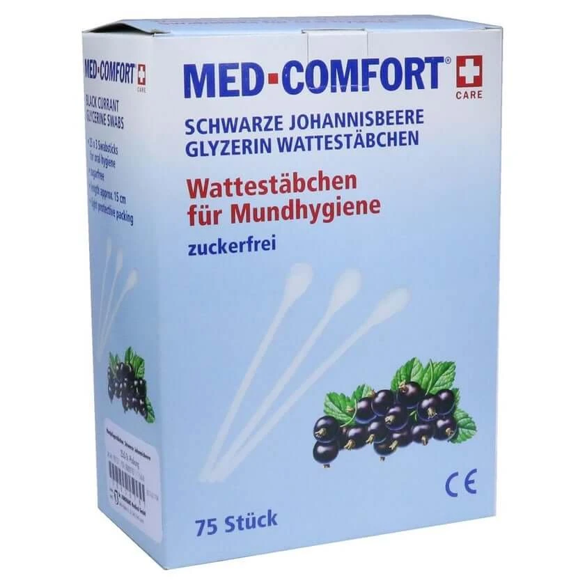 Mundpflegestäbchen Schwarze Johannisbeer 25X3 St