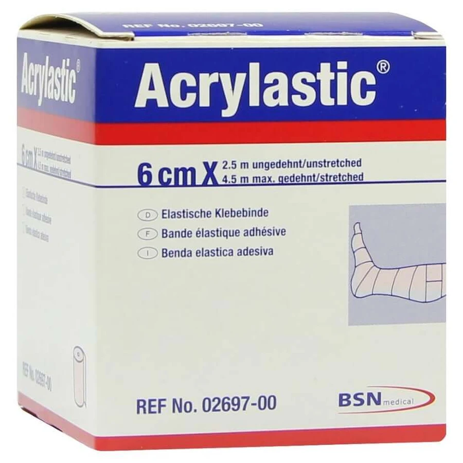 Bandaże akrylowe 6 cm x 2,5 m 1 szt.: ceny i cechy