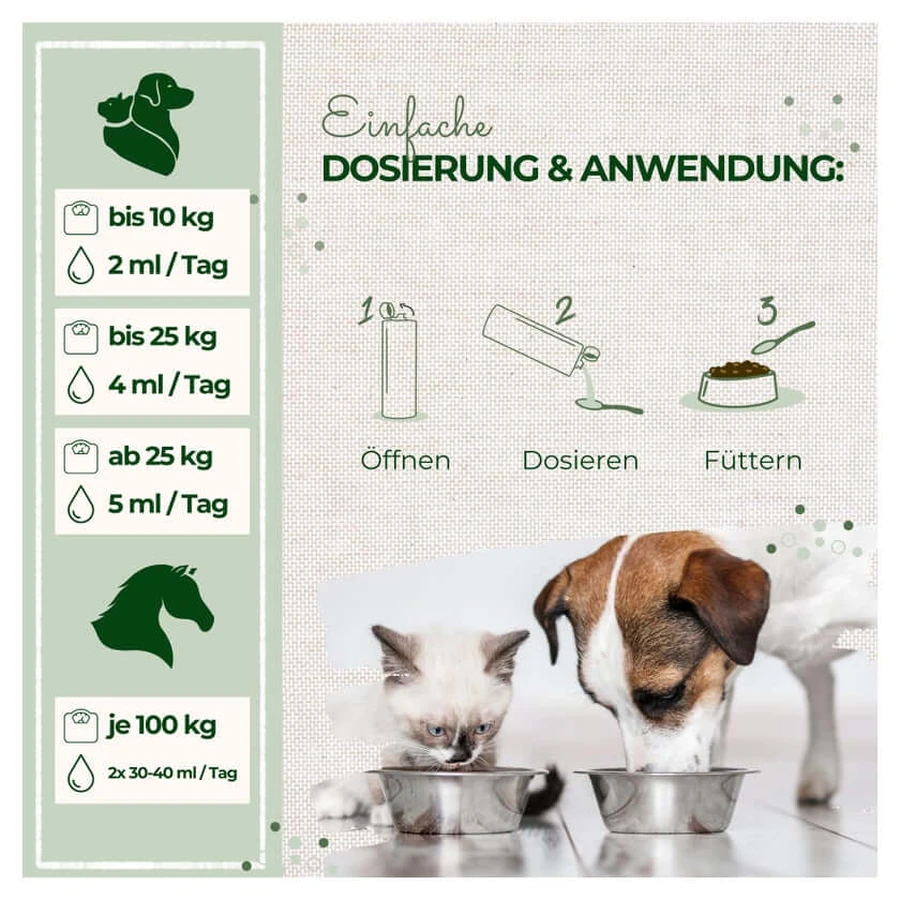 La Pura Lachsöl Hunde, Katzen und Pferde 1 l
