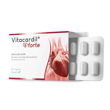 Vitacardil Forte M.thiamine pour la fonction cardiaque caps. 120 pcs.