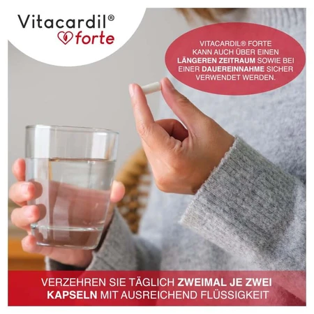 Vitacardil Forte M.thiamine pour la fonction cardiaque caps. 120 pcs.