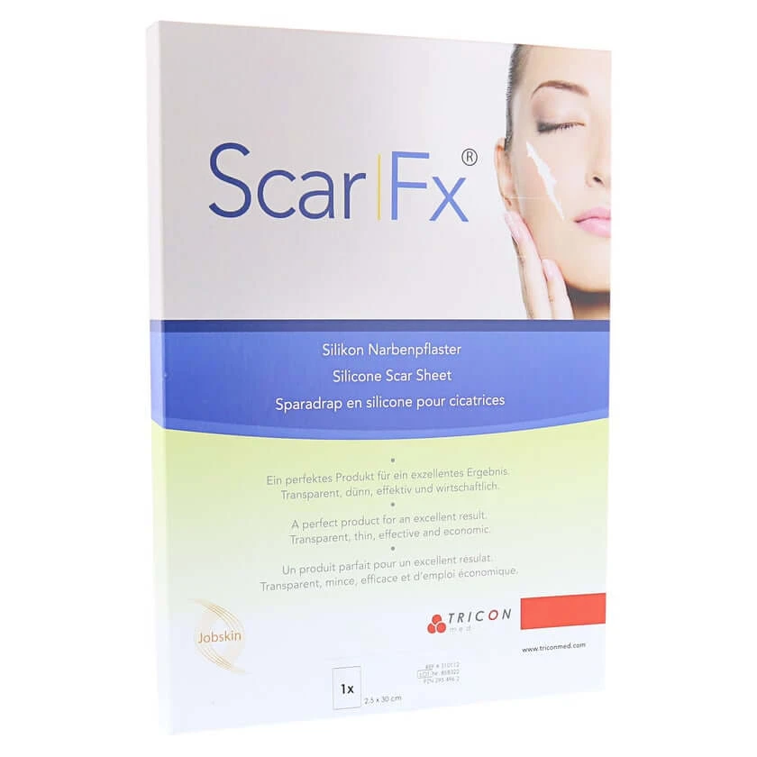 SCAR FX Silikon Narben Pflast.2,5x30cm 1 St