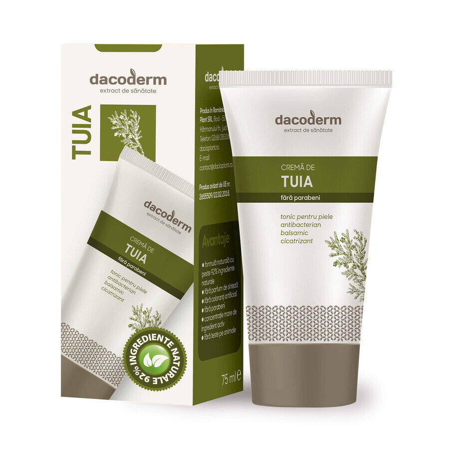 Cremă de Tuia Dacoderm, 75ml, Dacia Plant