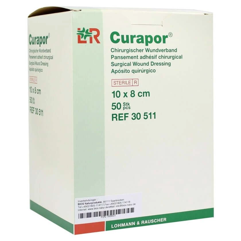 Curapor Wundverband Steril 8x10 cm 50 St
