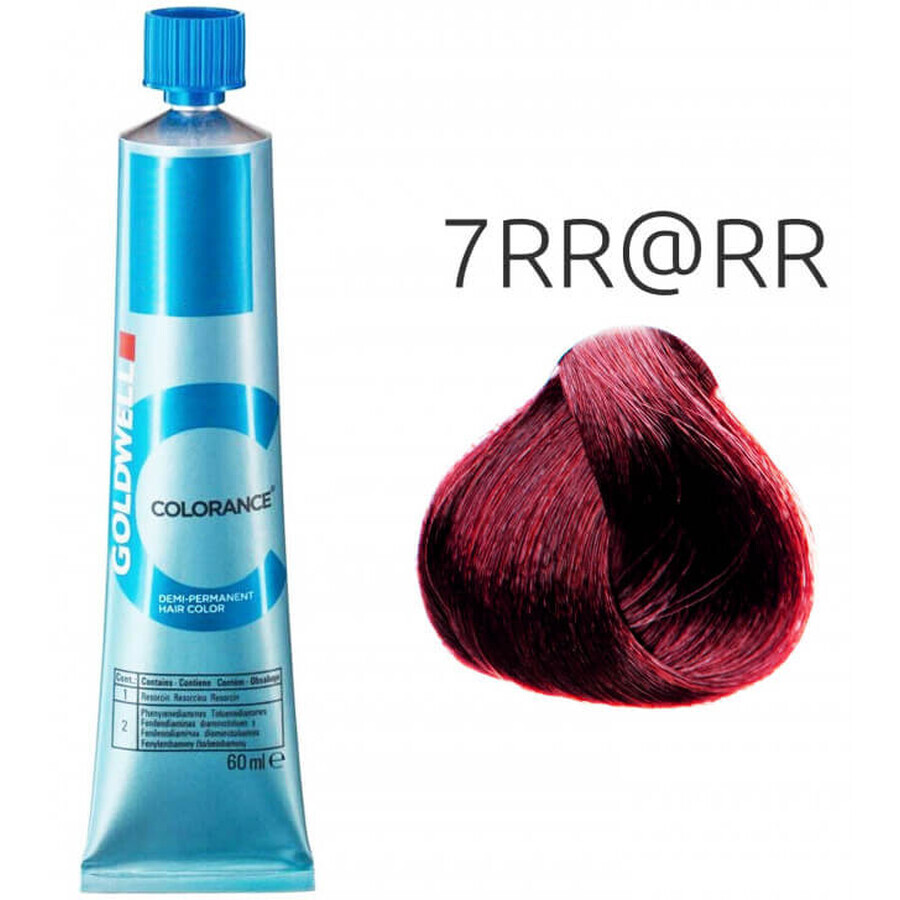 Vopsea de par demipermanenta Goldwell Colorance 7RR@RR 60ml