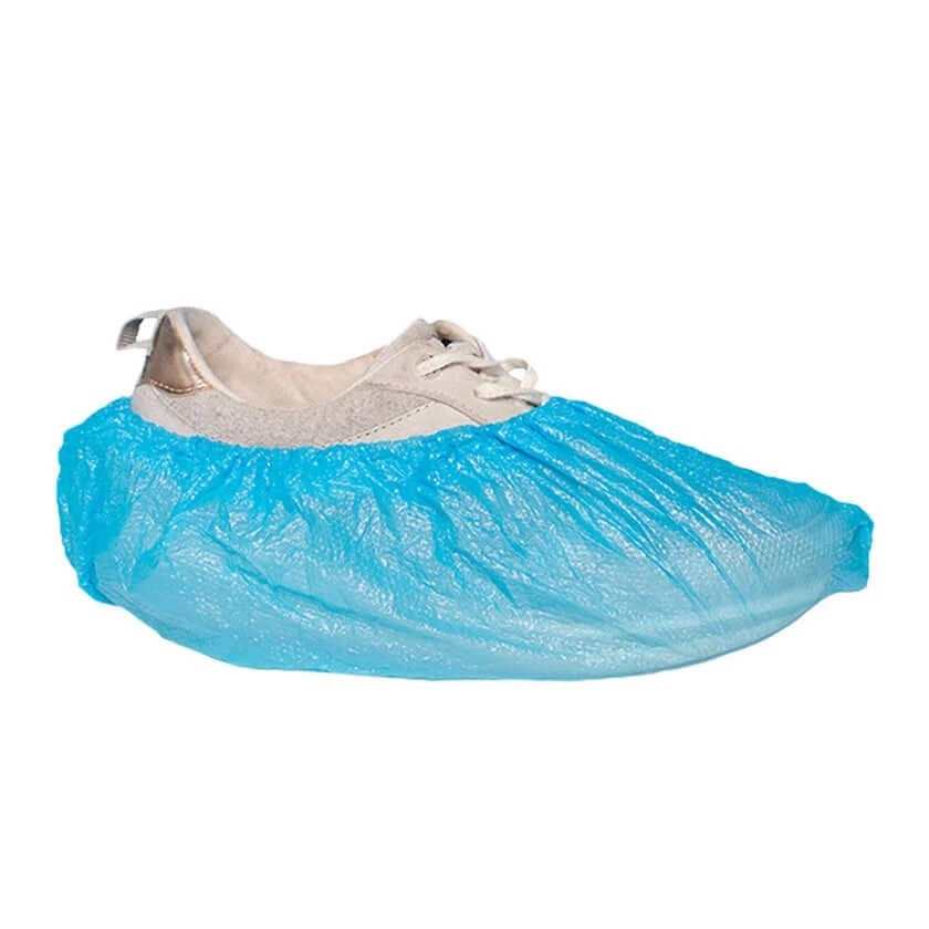 Einmal Überschuhe Kunststoff blau 10 St