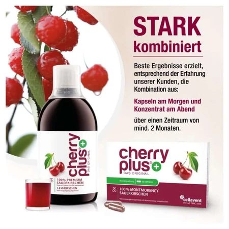 Original Montmorency Sour Cherry Capsules - Cherry PLUS® 180 Capsules