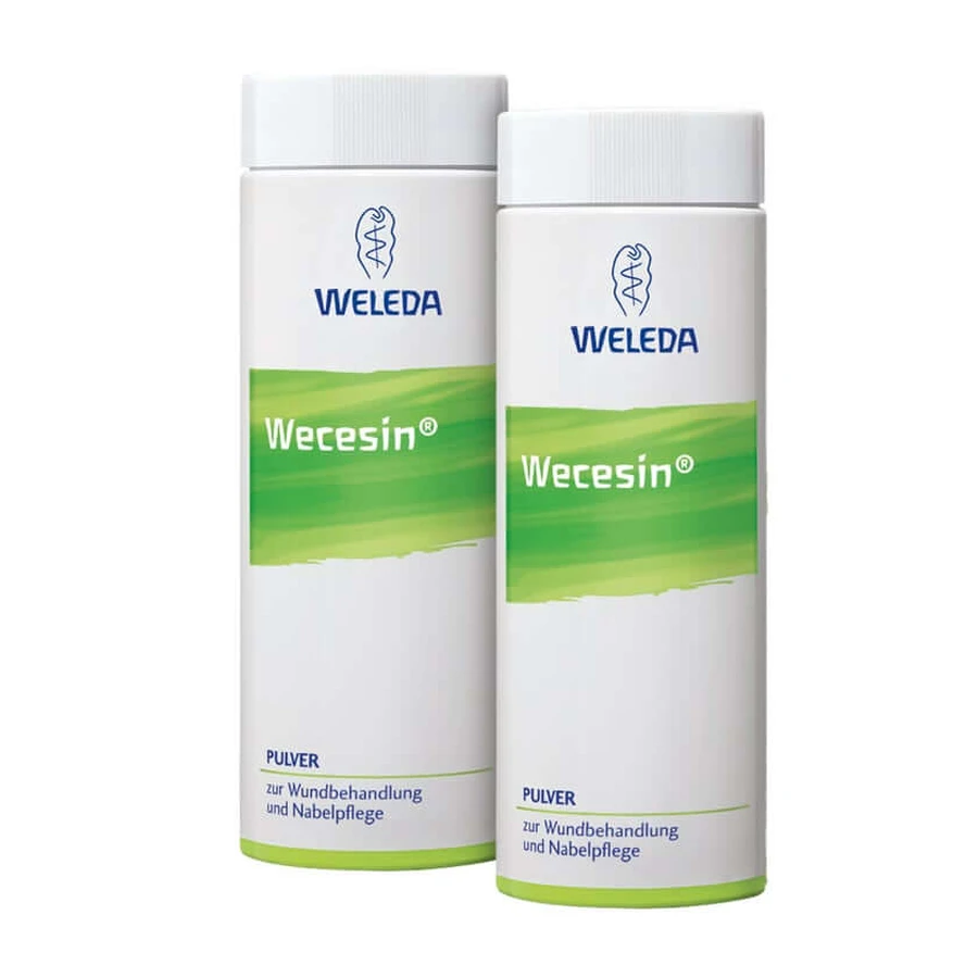 Confezione doppia Weleda Wecesin polvere 2X50 g