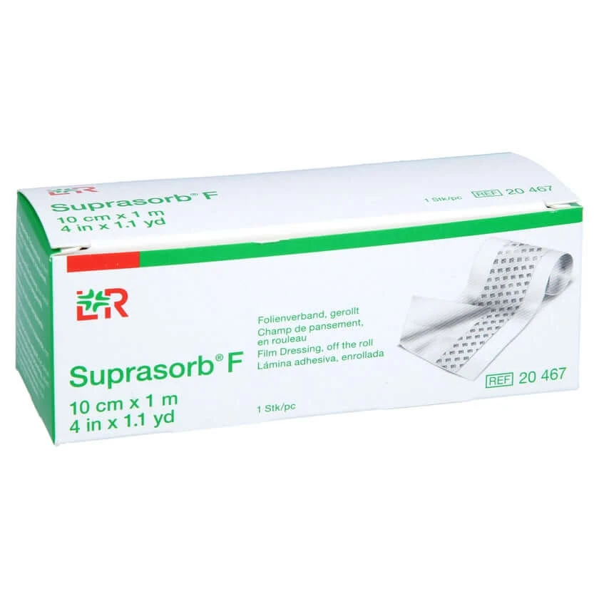 Suprasorb F Folien Wundverb.10 cmx1 m un 1 St
