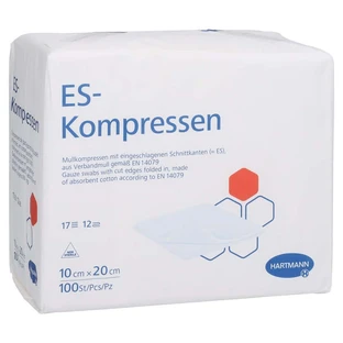 Es-compresas no estériles 10x20 cm 12 pliegues 100 uds.