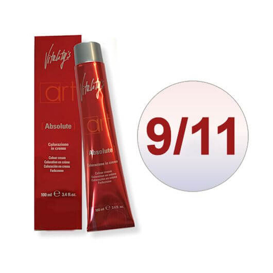 Vopsea de par permanenta crema Vitality's  Art Absolute Moon 9/11 100ml