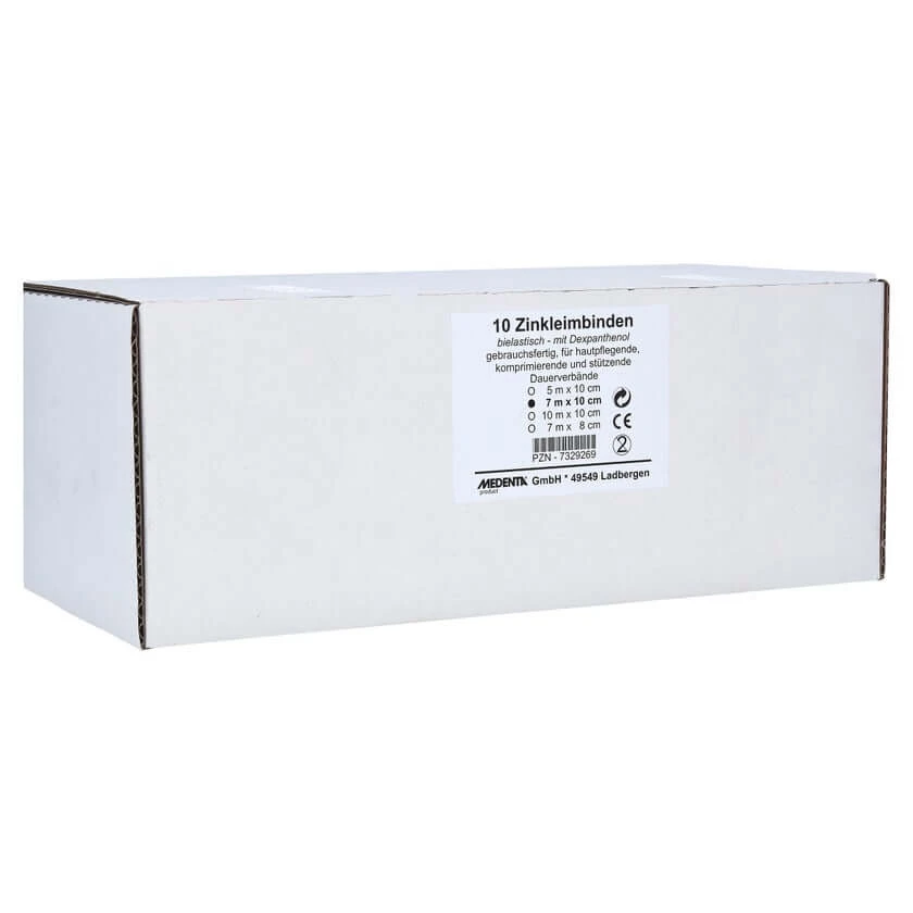 Zinkleimbinde 10 cmx7 m 10 St
