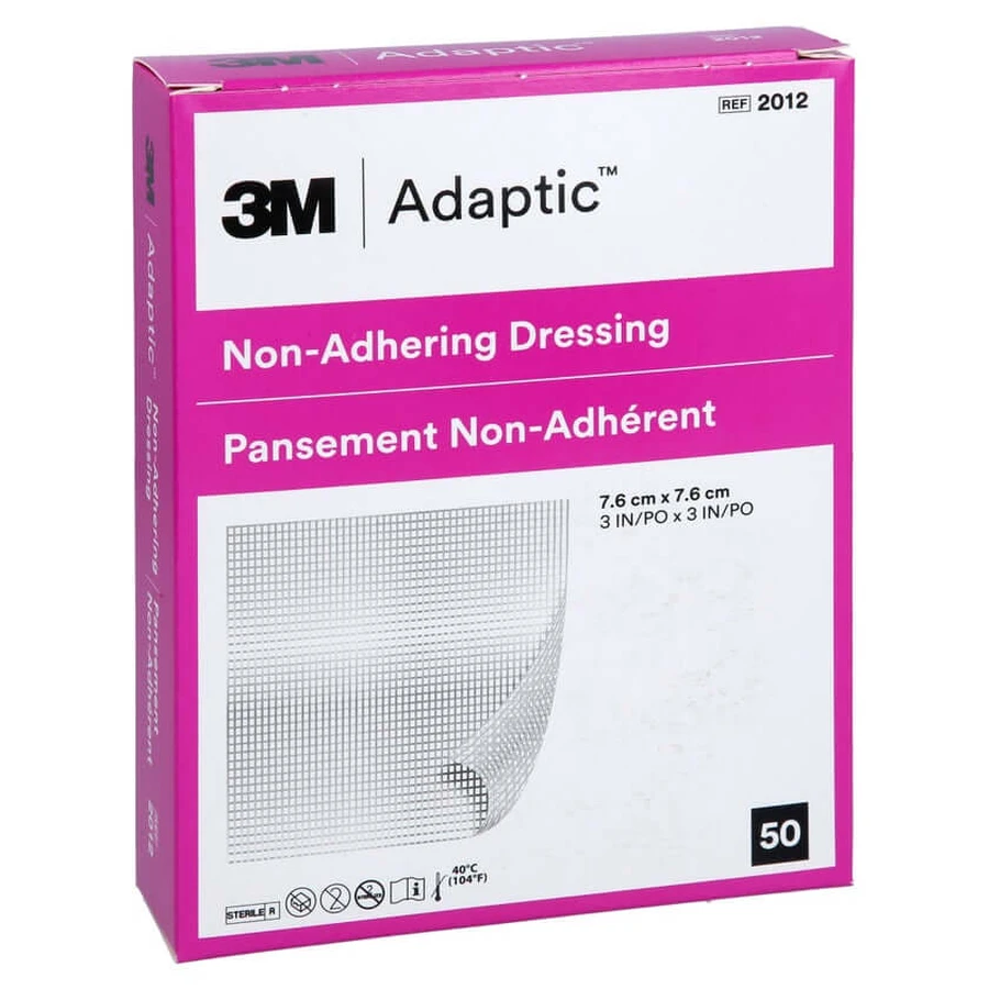 Pansement humide Adaptic 7,6x7,6 cm 2 50 pcs.