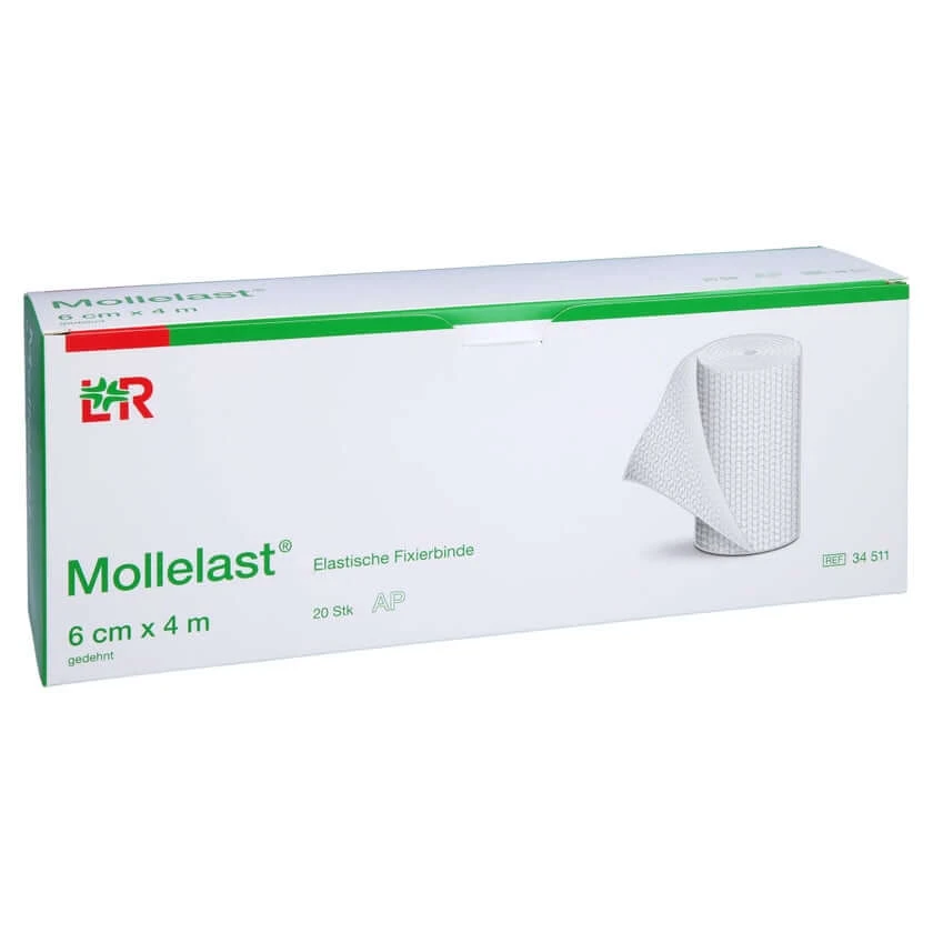 Mollelast Binden 6 cmx4 m weiß 20 St
