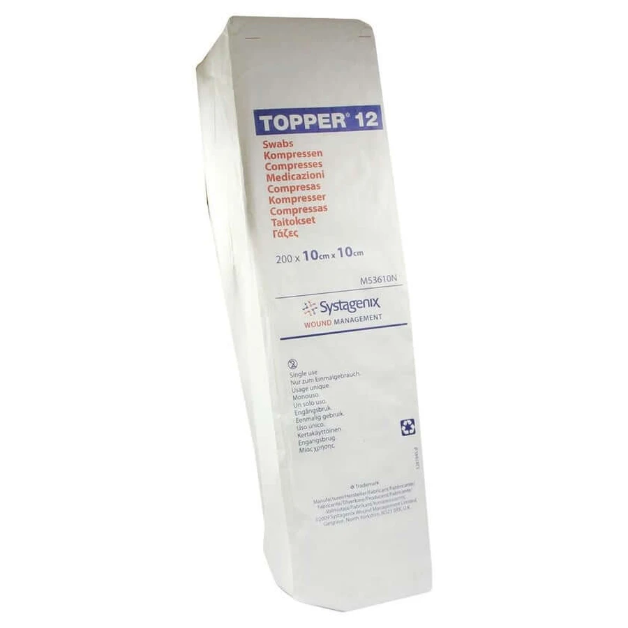 Topper 12 Kompressen 10x10 cm unsteril 200 St