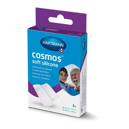 Strisce di cerotto in silicone morbido Cosmos 2 Gr 8 pz.
