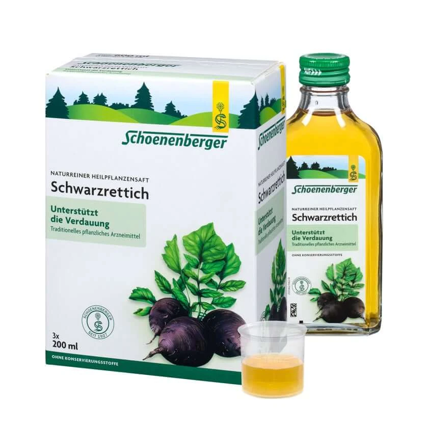 Schwarzrettich Schoenenberger Heilpflanz 3X200 ml