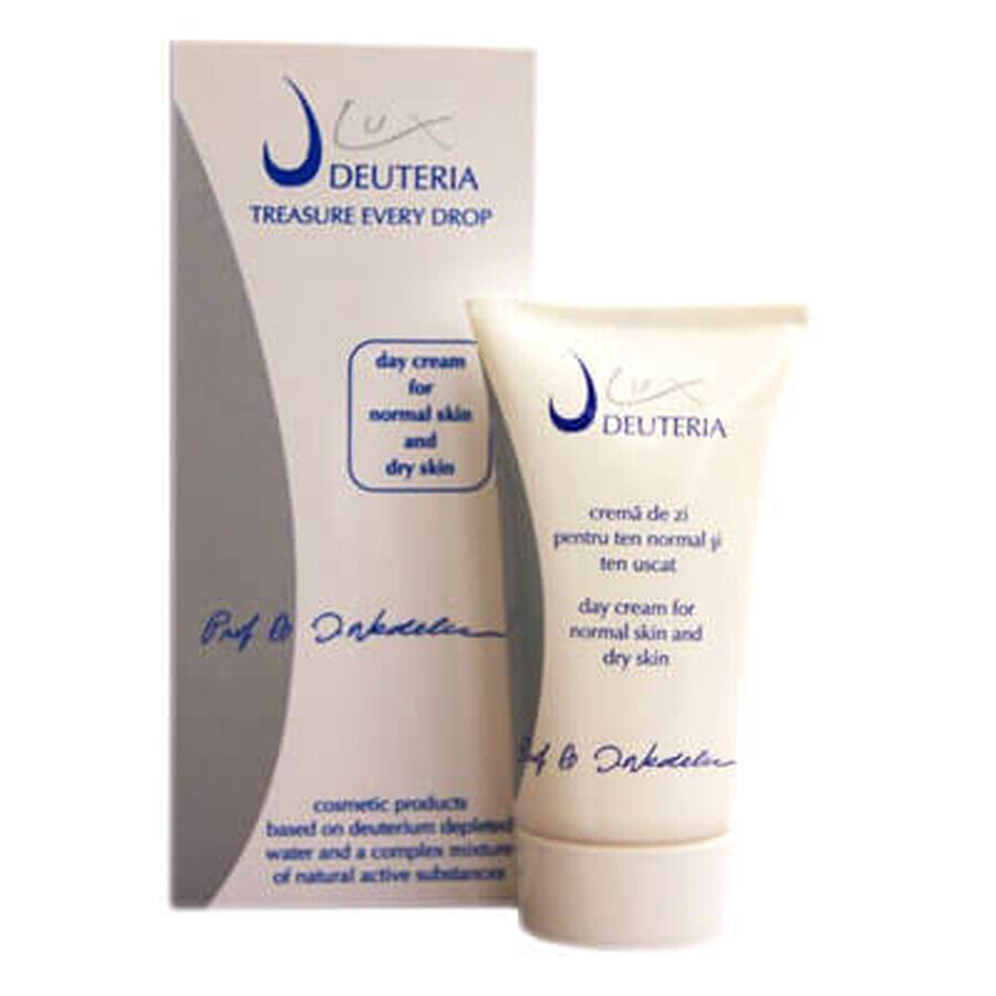 Crema de zi pentru ten normal si uscat, 50 ml, Deuteria Cosmetics