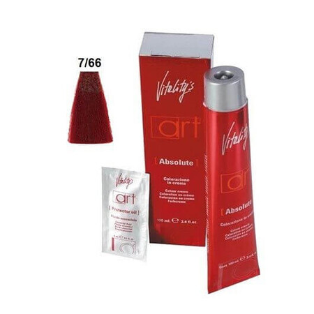 Vitality's Art Absolute permanente Haarfarbe mit Ammoniak 7.66 100ml