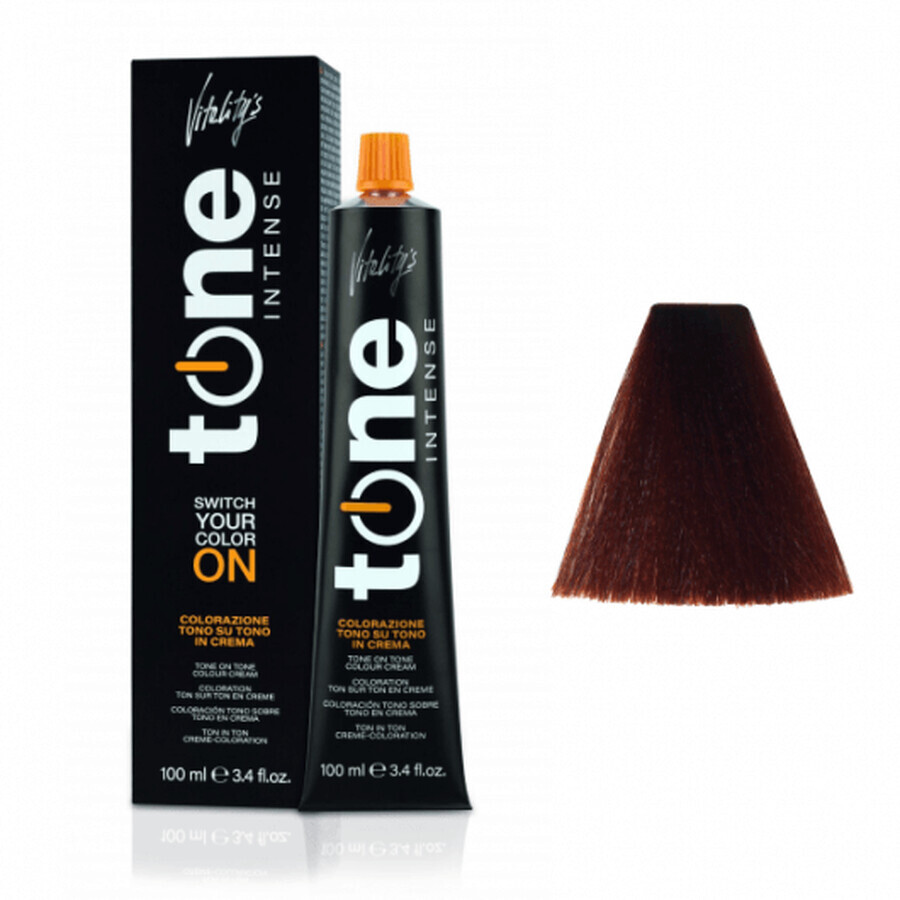 Vopsea semipermanenta de par Vitality's Tone Intense Light Chestnut Copper fara amoniac 100ml