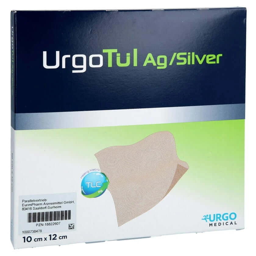 Urgotül Silver 10x12 cm Wundgaze 10 St