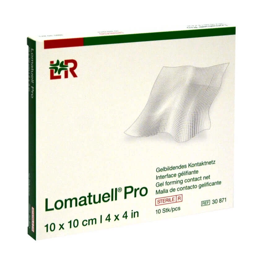 Lomatuell Pro 10x10 cm steril 10 St