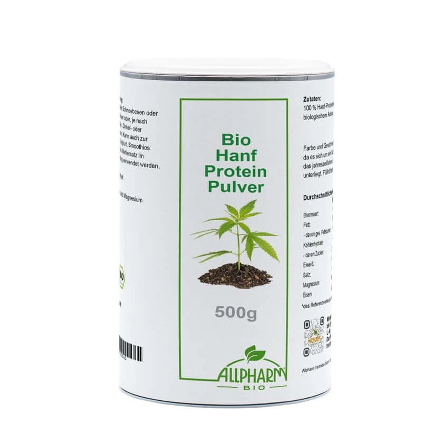 Proteine di canapa biologiche Allpharm 500 g