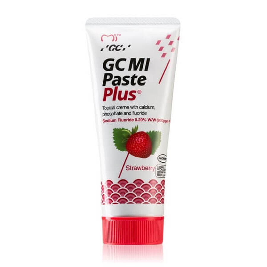 Mi Paste Plus Aktuelle Zahnpasta für Erdbeeren auf Wasserbasis, 40 g, GC