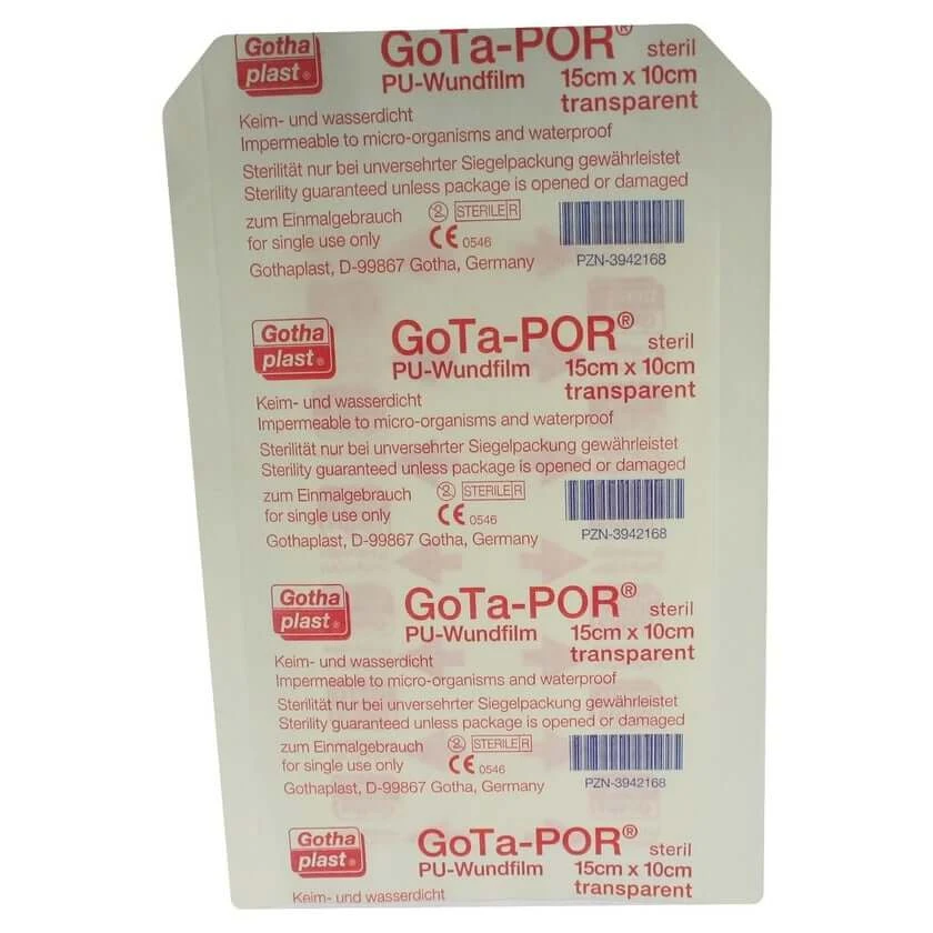 GOTA POR PU Wundfilm 15x10cm steril 1 St