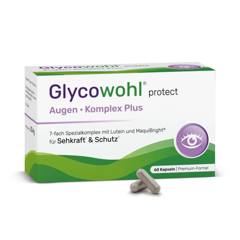 GLYCOWOHL Augenkomplex mit Lutein & Vitamin A + E 60 St