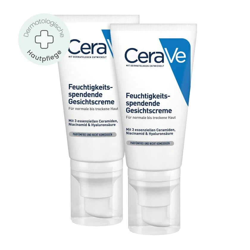 CeraVe Feuchtigkeitscreme Gesicht 2X52 ml