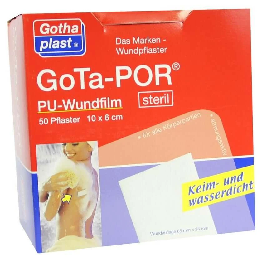 GOTA POR PU Wundfilm 10x6cm steril 50 St