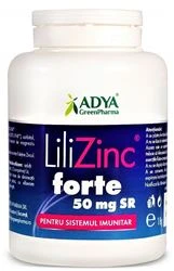 LiliZinc Forte SR 50mg x 30cpr Adya Grün