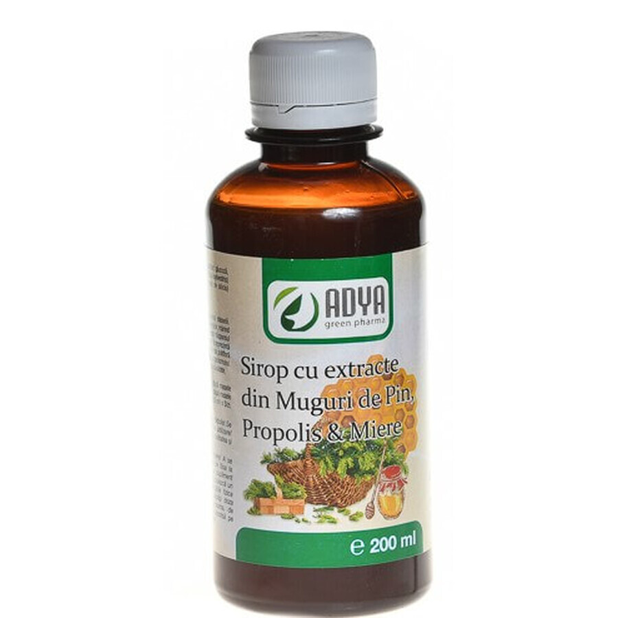 Sirop Muguri Pin Propolis si Miere 200ml Adya Green