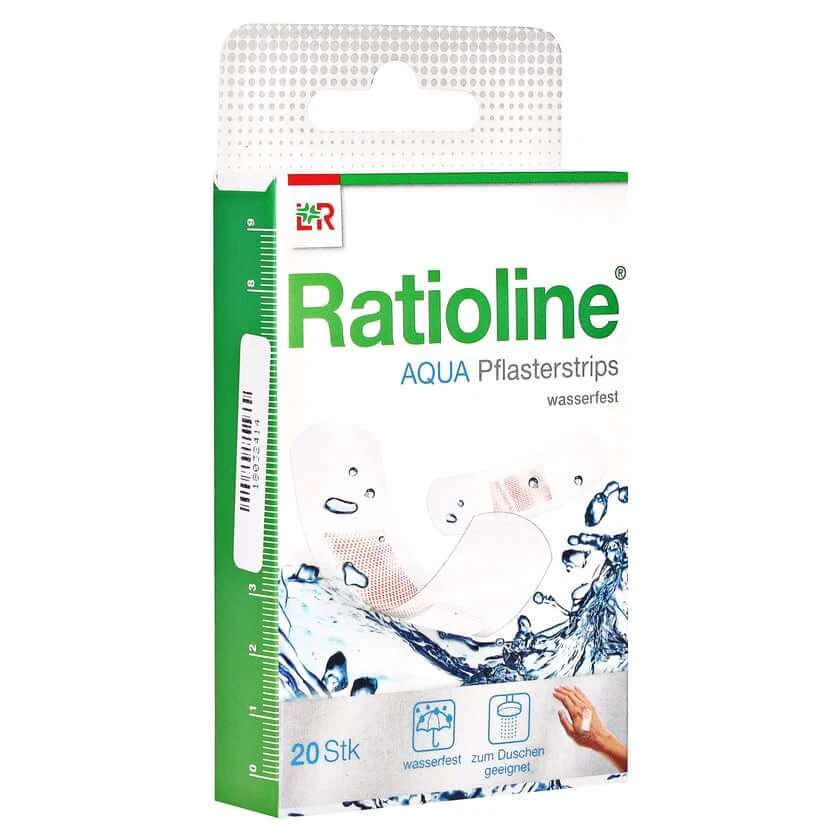 Ratioline aqua Pflasterstrips in 2 Größe 20 St