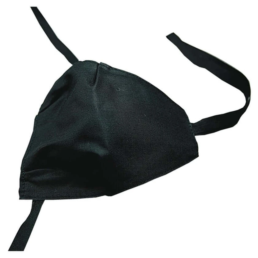 Ear bandage triangular medium black 1 pc