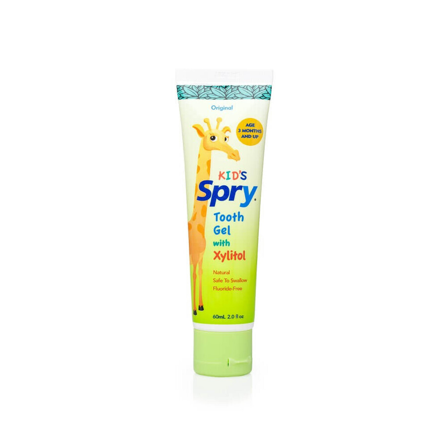 Gel gingii/dinti pentru bebelusi cu xylitol, SPRY, aroma originala, 60 ml