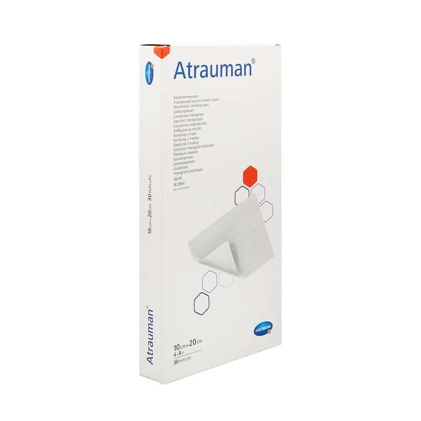 Atrauman 10x20 cm steril Kompressen 30 St