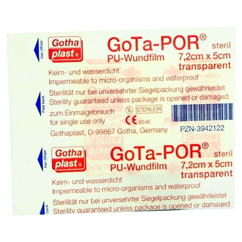 GOTA POR PU-Wundfilm 5cmx7,2cm steril 1 St