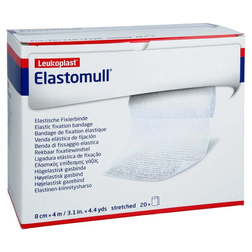 Elastomull 8 cmx4 m elast.Fixierb.2101 20 St